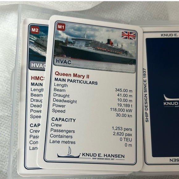 A deck of cards with the  details of various Ships - Very cool neat collection - Picture 6 of 7